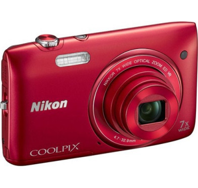Appareils photo Reflex Nikon COOLPIX S3500 Rouge