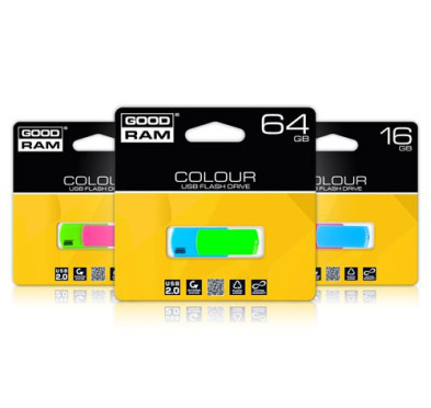 Flash Disque & Carte SD GOODRAM COLOUR MIX USB 16G