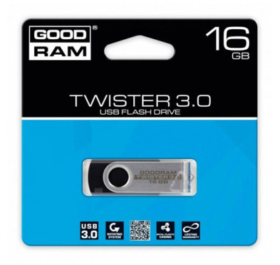 Flash Disque & Carte SD GOODRAM TWISTER BLACK 16G