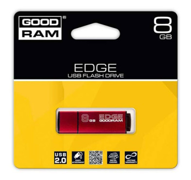 Flash Disque & Carte SD GOODRAM EDGE RED 8G