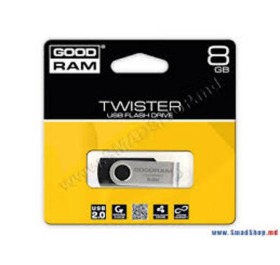 Flash Disque & Carte SD GOODRAM TWISTER BLACK 8G