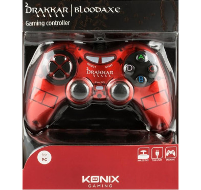 Manette de jeux Konix Drakkar Blood Axe pour PC