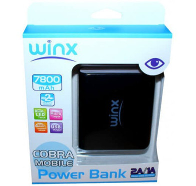 Power Bank WINX LT078 7800MAH BK