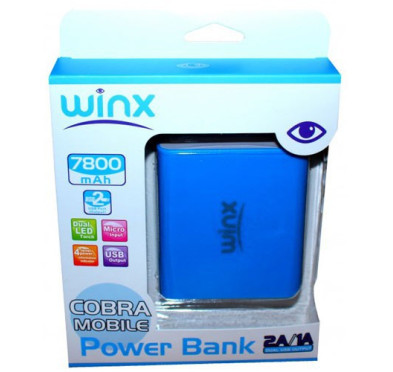 Power Bank WINX LT078 7800MAH BLEU