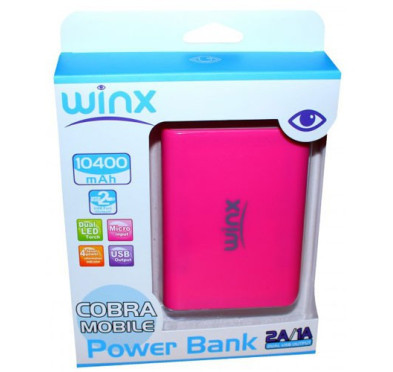 Power Bank WINX LT104 10400MAH PINK