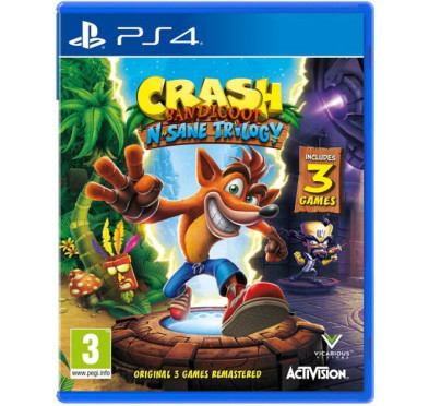 Jeux PS4 Sony CRASH BANDICOOT TRILOGY PS4
