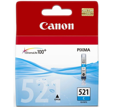 Cartouche imprimante Canon CLI 521C - Cyan
