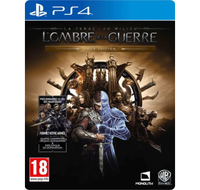 Jeux PS4 Sony LE TERRE DU MILIEU PS4