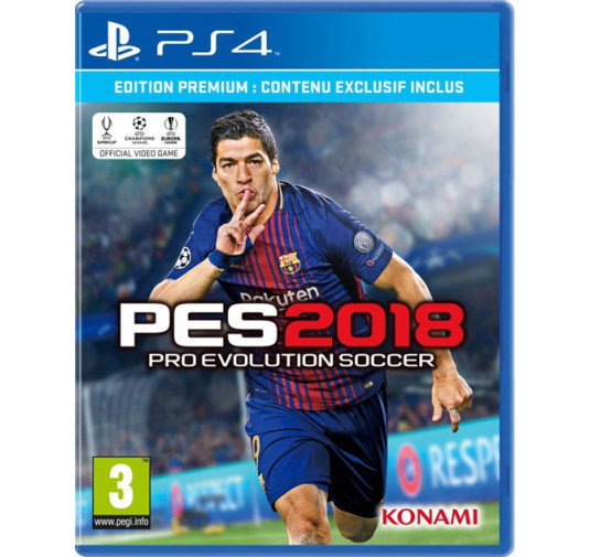 Jeux PS4 Sony PES 2018 EDITION ps4