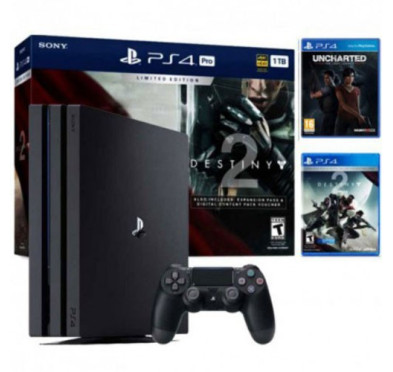 PS4 Sony CONSOLE PS4 1TO UNC DESTINY Black