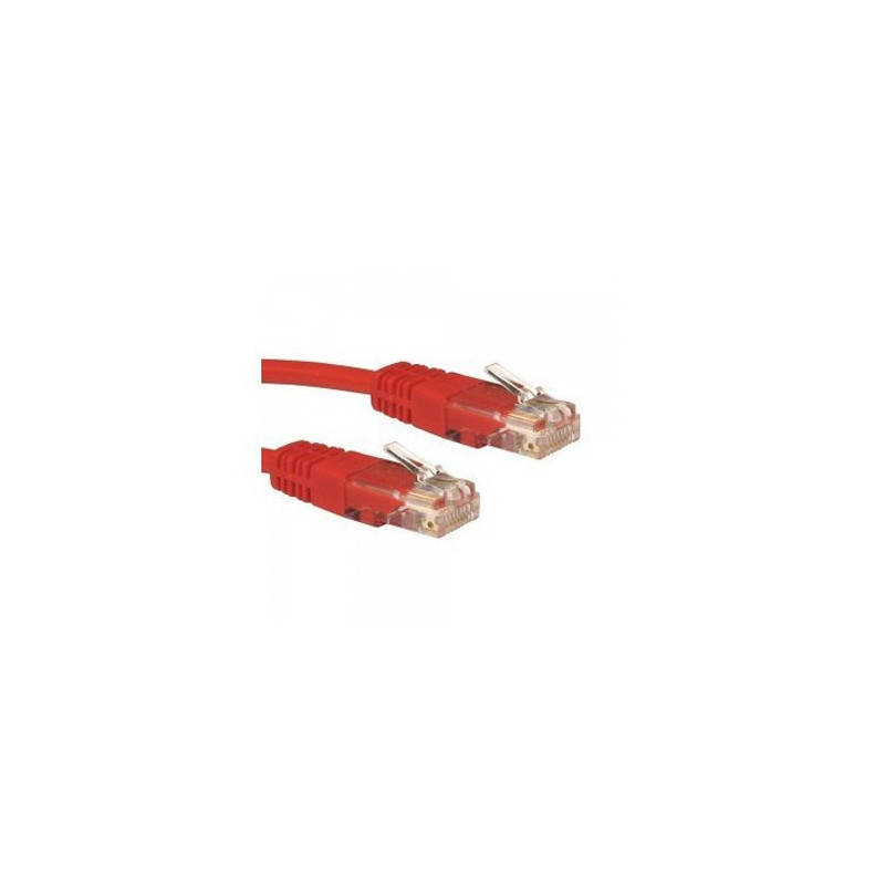 Câbles réseau INTELLINET Cable RJ45 cat 5E 1m Rouge - Scoop