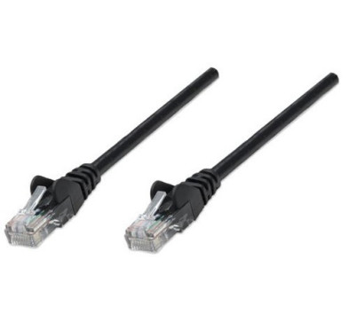 Câbles réseau INTELLINET Cable RJ45 cat 6 1m noir
