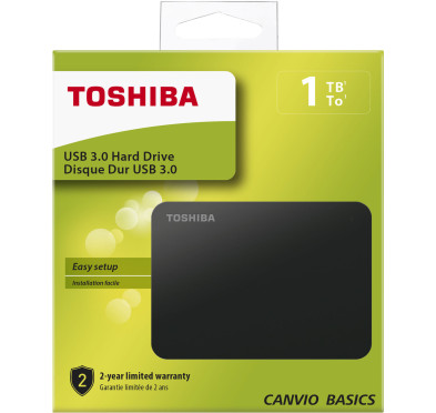 Disque dur externe Toshiba CANVIO 1To  2,5" USB 3.0