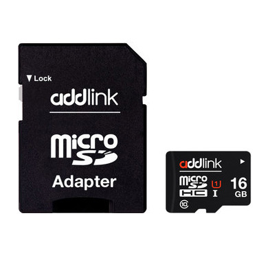 ADDLINK MicroSD 16GB UHS1 Class 10+ adapt