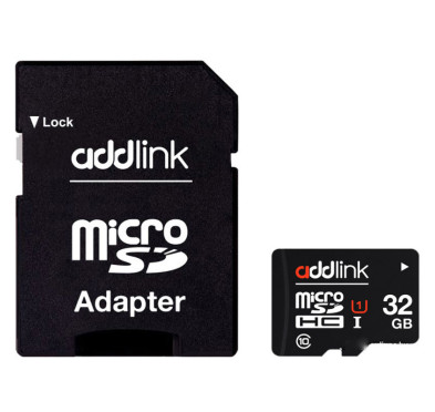 ADDLINK MicroSD 32GB UHS1 Class 10+ adapt