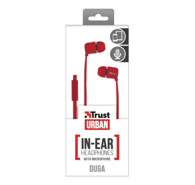 Duga In-Ear Headphones - red