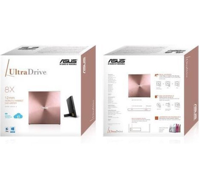 Graveur DVD Ultra Fin Externe USB ASUS (SDRW-08U5S-U)- Pink