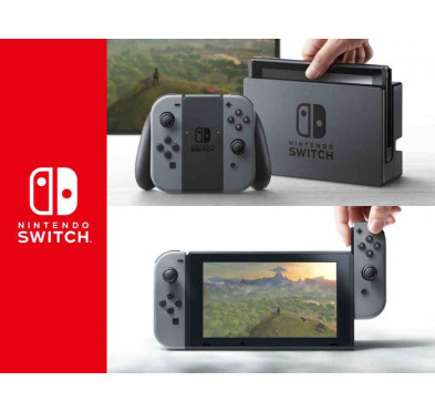 Console Nintendo Switch avec paire de Joy-Con - gris
