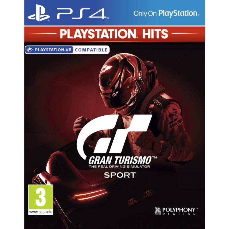Jeu Gran Turismo Sport PlayStation Hits