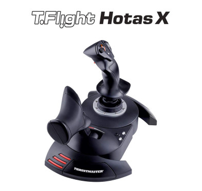 Thrustmaster pack joystick T.Flight Hotas X + palonnier TFRP- T.Flight Rudder Pedals
