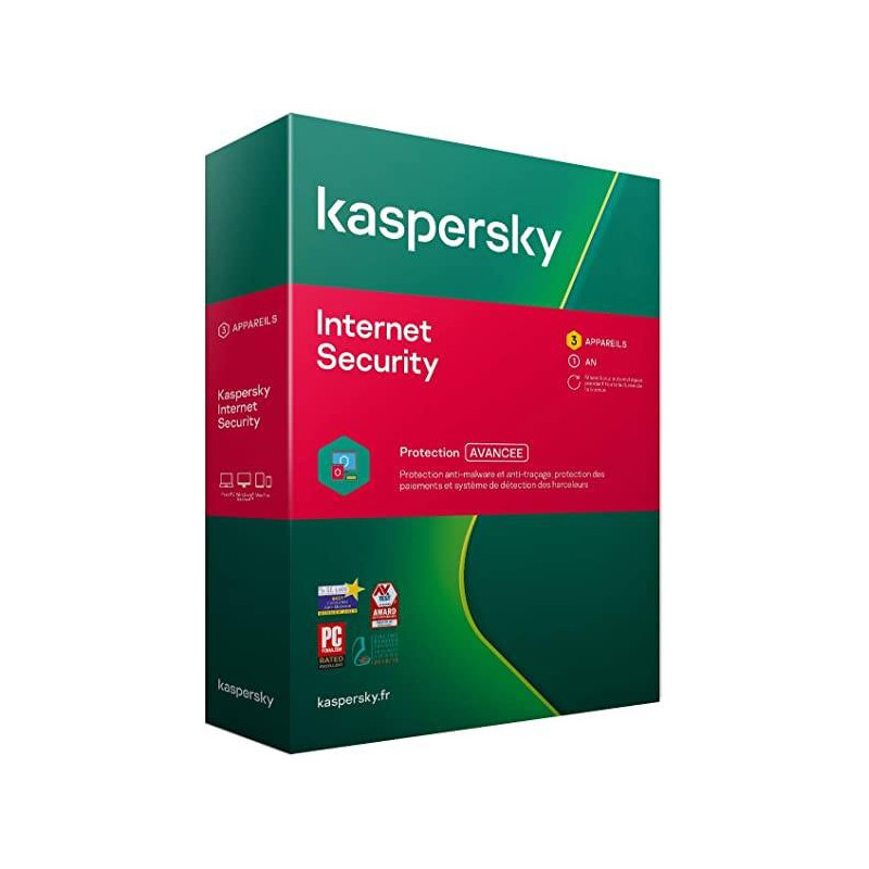 Antivirus Kaspersky 2020 INTERNET SECURITY 3POSTE