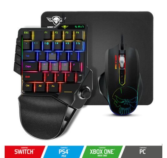 Pack Spirit of Gamer XPERT-G900: Clavier Gamer mécanique + Souris + tapis