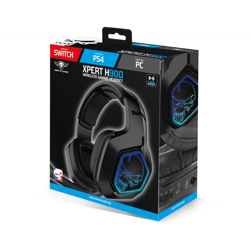 Casque Gamer sans fil, Spirit of Gamer XPERT H900 Multiplateforme