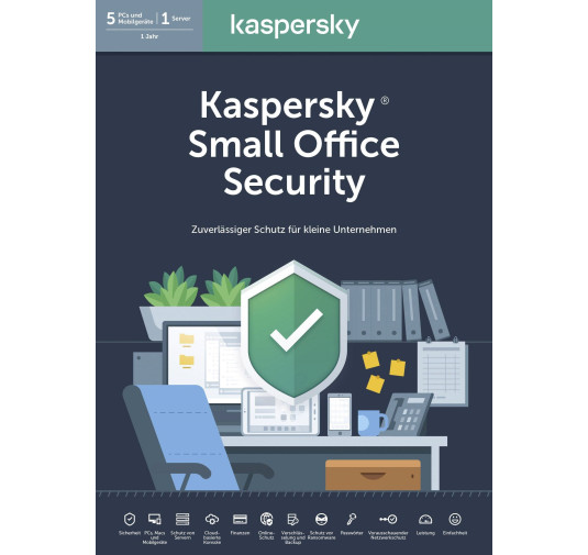 KASPERSKY SMALL OFFICE SECURITY 8.0, 5 Post + 1 SERVEUR
