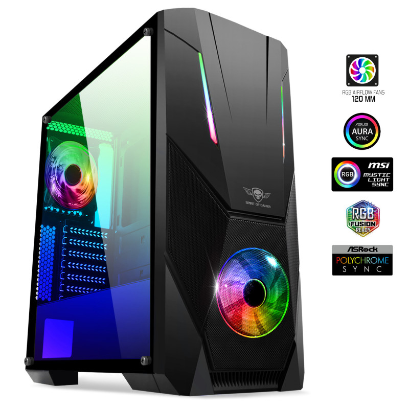 PC sur mesure ALPHA RUSH Ryzen5 1600AF GTX 1660 SUPER