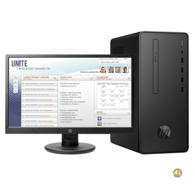 Pc de Bureau HP Pro 300 G6 MT, i5-10é, écran 20.7"