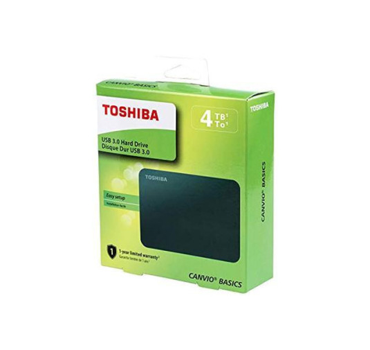 Disque Dur Externe TOSHIBA 4 TB  CANVIO BASICS  2,5" USB 3,0