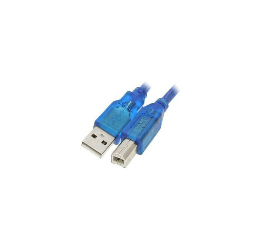 CABLE USB type AB (pour imprimante) 1,5m BLUE