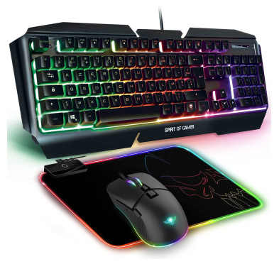 PACK CLAVIER+SOURIS+TAPIS SOG ULTIMATE 3-1 RGB