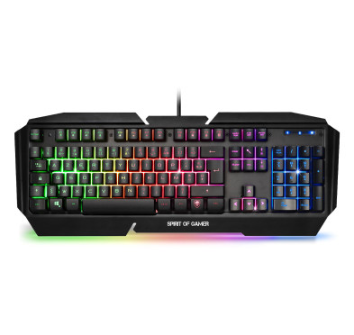 PACK Gaming SPIRIT OF GAMER 4EN1: Clavier Gamer - Casque - Souris & Tapis