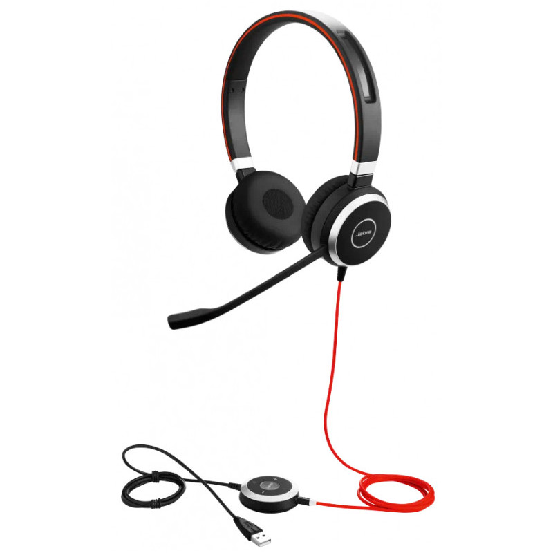 Casque micro filaire JABRA EVOLVE 40 MS STEREO USB ou 3.5 jack