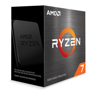 Processeur AMD Ryzen™ 7-5800X, 8 Core, 16 fils, 36Mo Smart Cache, Up to 4.7GHz, BOX