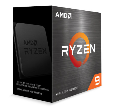 Processeur AMD Ryzen™ 9-5900X, 12 Core, 24 fils, 70Mo Smart Cache, Up to 4.8GHz, BOX