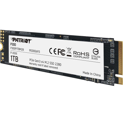 Disque SSD NVMe Patriot P300 M.2 PCIe -1To
