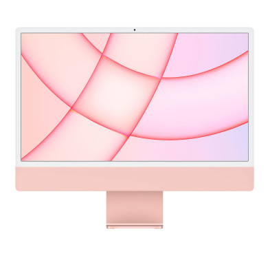 PC DE BUREAU APPLE iMac (2021), Apple M1, 8Go, 256Go SSD, Ecran Retina 4.5K 24" -PINK