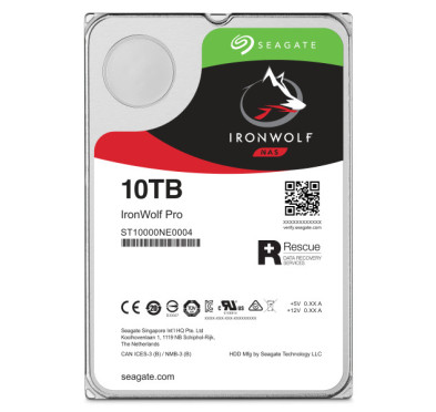 Disque dur interne NAS HDD, Seagate IronWolf 3,5" - 10 To