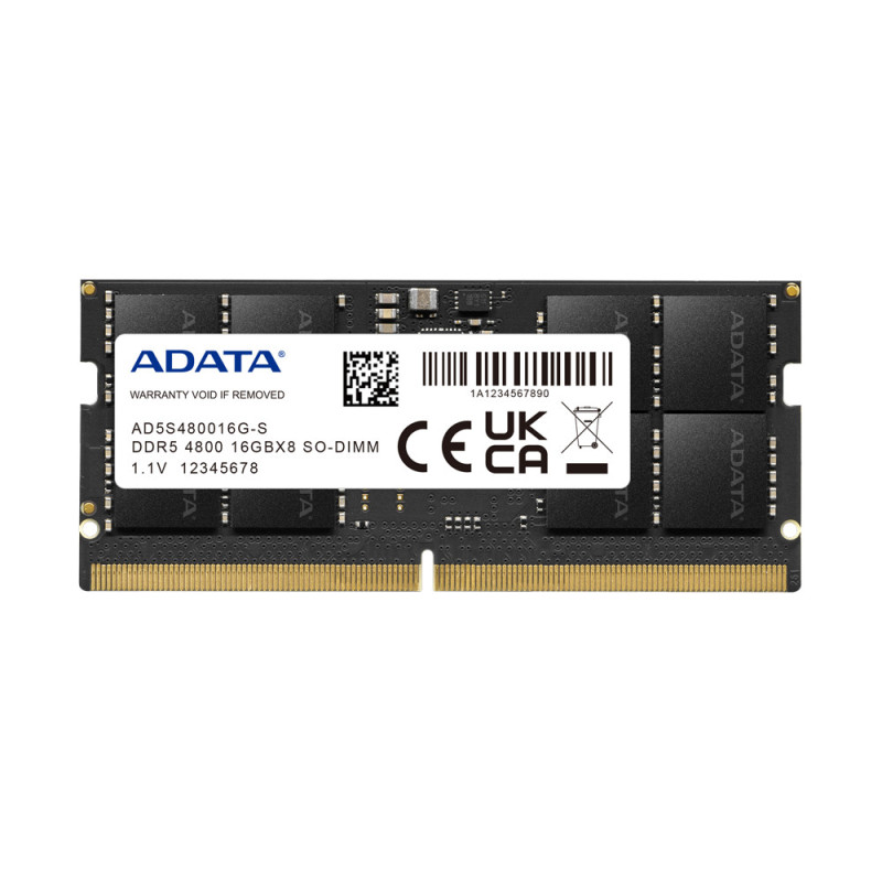 ADATA Barette Mémoire SO - DIMM - 16Go DDR5 - 4800 MHz