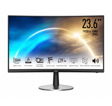 ECRAN incurvé MSI Pro 23.6" MP242C IPS FULL HD 75Hz