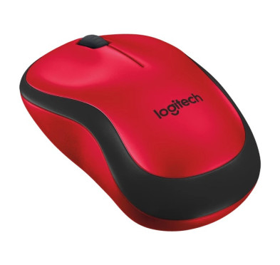 SOURIS LOGITECH M220 - Sans fil - Rouge