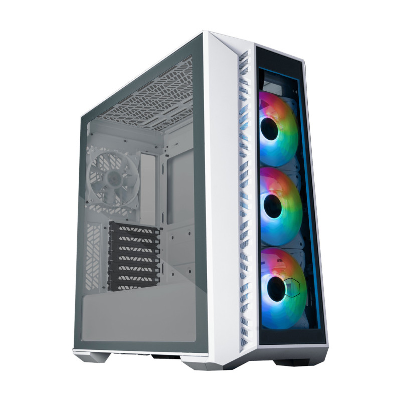 Boitier COOLER MASTER MB520 TG WHITE - ATX