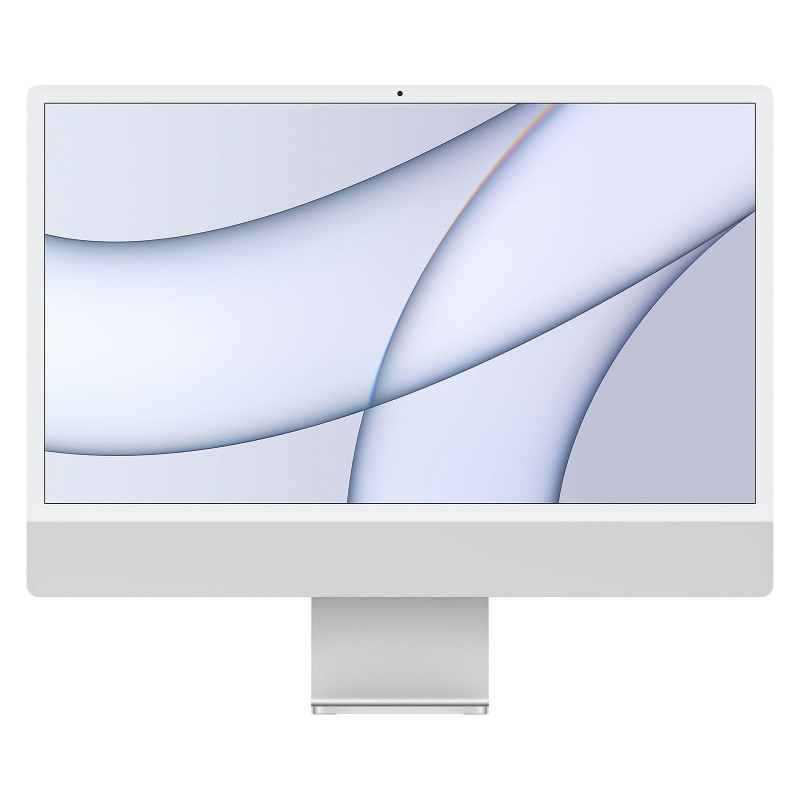 PC DE BUREAU APPLE iMac (2021), Apple M1, 8Go, 256Go SSD, Ecran Retina 4.5K 24" -Silver