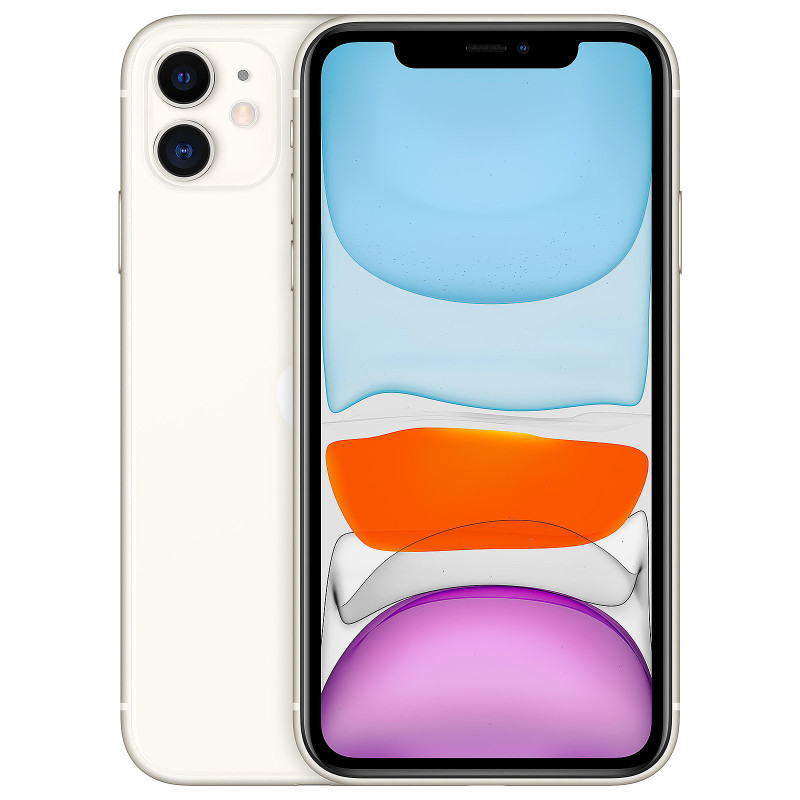 Smartphone Apple iPhone 11, 64Go, Ecran 6.1 -White