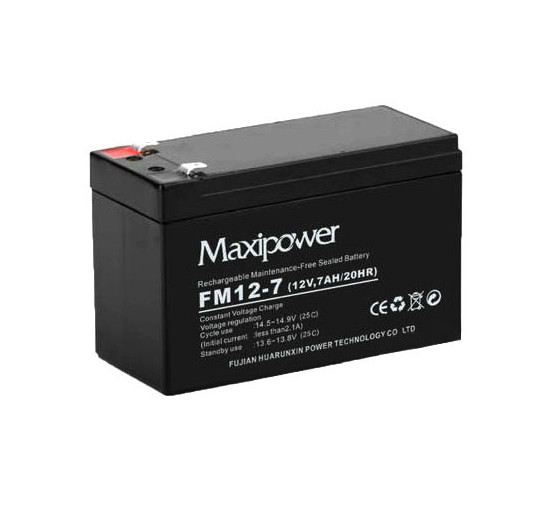 BATTERIE PLOMB AGM MAXIPOWER 12V-7AH T2