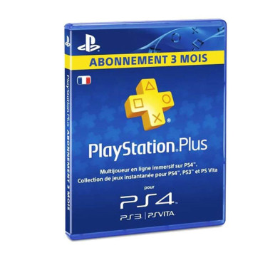 PS 4 Abonnement - 3 mois - PlayStation plus