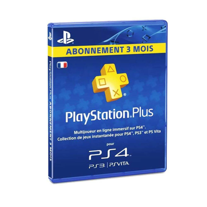 PS 4 Abonnement - 3 mois - PlayStation plus
