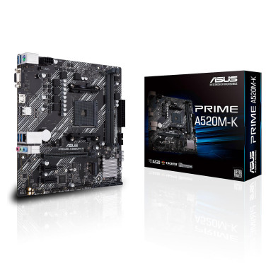 Kit upgrade PC : AMD Ryzen 5 PRO 5650GE  + VENTILATEUR CPU AMD WRAITH STEALTH + Carte mère ASUS PRIME A520M-K